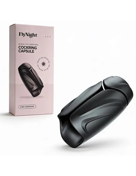 Cockring capsule negro / c9035 | Fly night | Masturbadores