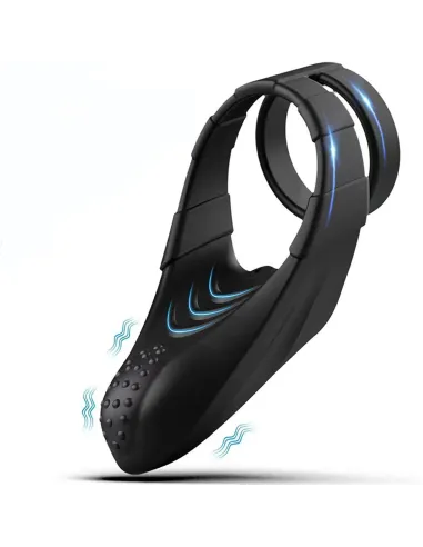 Cockring vibrator hook negro / c9036 | Fly night | Anillos