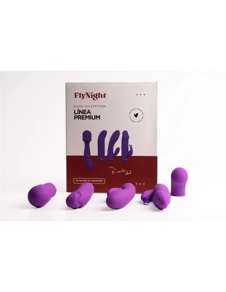 Linea premium kit 4 en 1 - vibros masajeador clitoris / c9042 | Fly night | Vibradores