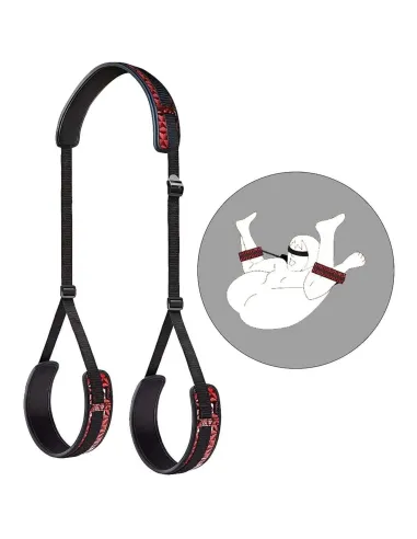 Love swing bandage negro con detalles rojos / c9021 | Fly night | Esposas