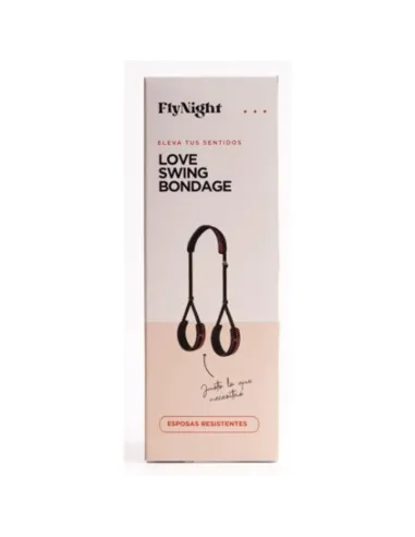 Love swing bandage negro con detalles rojos / c9021 | Fly night | Esposas