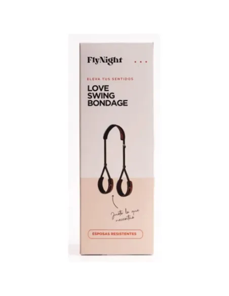 Love swing bandage negro con detalles rojos / c9021 | Fly night | Esposas