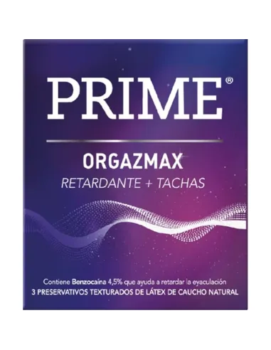 Preservativos orgazmax 12 x 3 | Prime | Preservativos