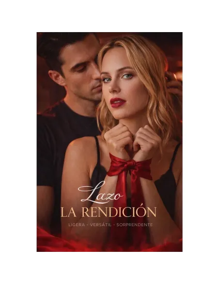 El lazo prohibido - saten elastizado rojo | Infarta fetish | Esposas