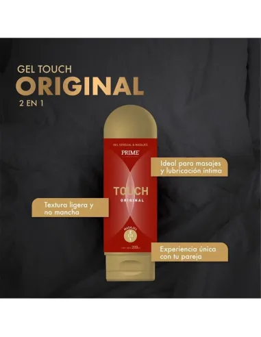 Prime gel touch 2 en 1 intimo y masajes 200 ml | Prime | Intimos