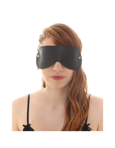 Antifaz ciego eco cuero negro | Infarta fetish | Máscaras y antifaces