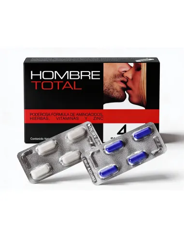 Hombre total x 4 tomas - el de mayor potencia sexual | Web supplements | Capsulas potenciadoras