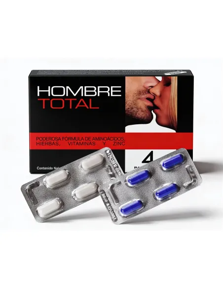 Hombre total x 4 tomas - el de mayor potencia sexual | Web supplements | Capsulas potenciadoras