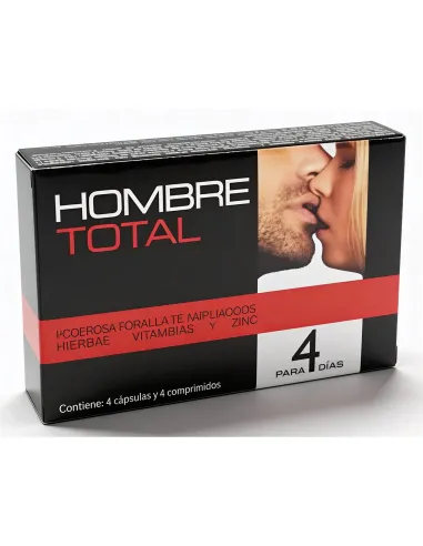 Hombre total x 4 tomas - el de mayor potencia sexual | Web supplements | Capsulas potenciadoras