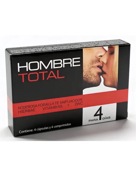 Hombre total x 4 tomas - el de mayor potencia sexual | Web supplements | Capsulas potenciadoras