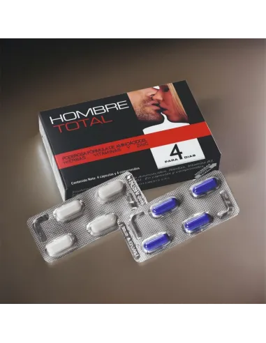 Hombre total x 4 tomas - el de mayor potencia sexual | Web supplements | Capsulas potenciadoras