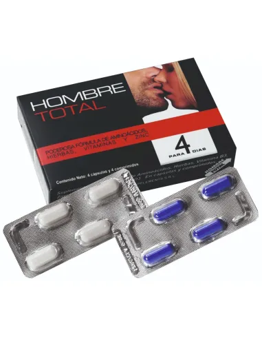 Hombre total x 4 tomas - el de mayor potencia sexual | Web supplements | Capsulas potenciadoras