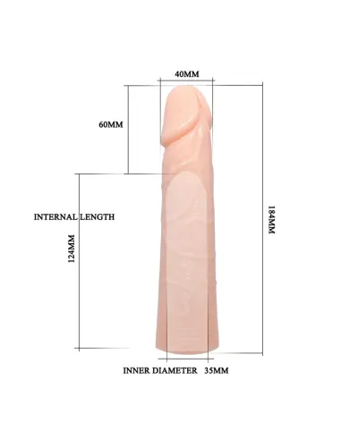 Funda peneana extiende 6 cm | Baile | Fundas y extensiones