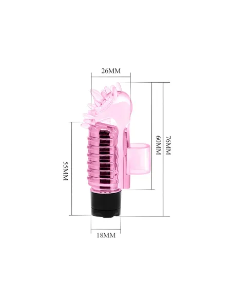 Vibrador para dedo rosa | Baile | Estimuladores clítoris