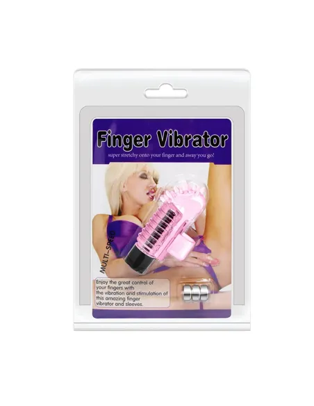 Vibrador para dedo rosa | Baile | Estimuladores clítoris