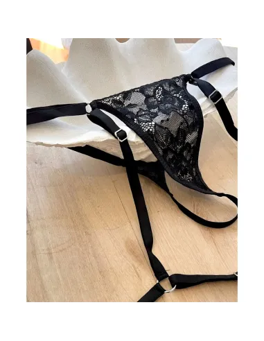 Less de puntilla con arnes | Malena | Tangas cola less