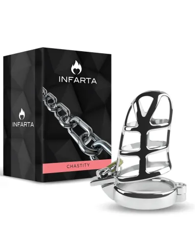 Chastity sentinel metal medium | Infarta toys | Castidad