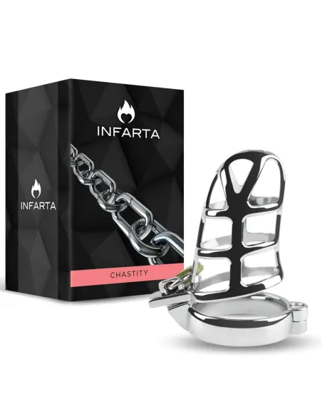 Chastity sentinel metal medium | Infarta toys | Castidad