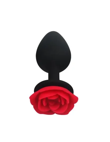 Anal plug flower silicone medium red | Infarta toys | Plugs