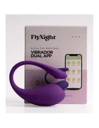Vibrador dual app rosa / c9001 | Fly night | Vibradores