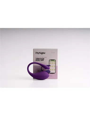 Vibrador dual app violeta / c9001 | Fly night | Vibradores