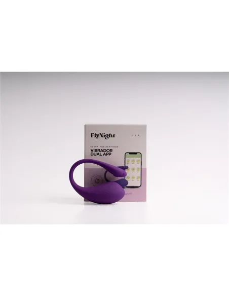 Vibrador dual app violeta / c9001 | Fly night | Vibradores