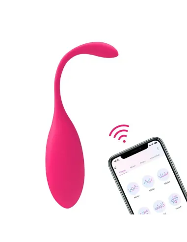 Vibrador dual app flex rosa / c9004 | Fly night | Vibradores