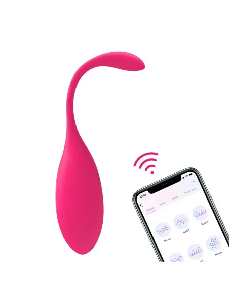 Vibrador dual app flex rosa / c9004 | Fly night | Vibradores