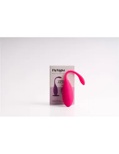 Vibrador dual app flex rosa / c9004 | Fly night | Vibradores
