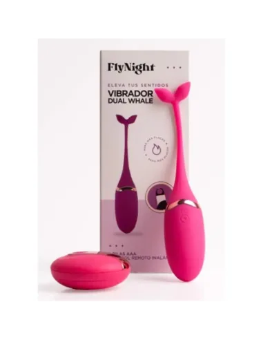 Vibrador dual whale violeta / c9005 | Fly night | Vibradores