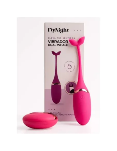 Vibrador dual whale violeta / c9005 | Fly night | Vibradores