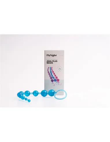 Anal plug beads azul / c9029 | Fly night | Varitas y bolas