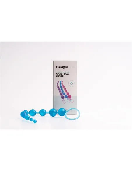 Anal plug beads azul / c9029 | Fly night | Varitas y bolas