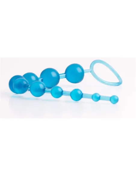 Anal plug beads azul / c9029 | Fly night | Varitas y bolas