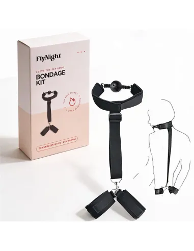 Bondage kit negro / c9018 | Fly night | Accesorios y outfits