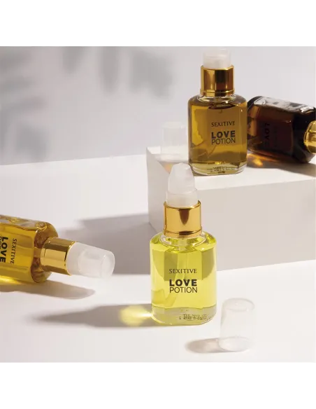 Aceite comestible intimo champagne y frambuesa | Sexitive | Corporales