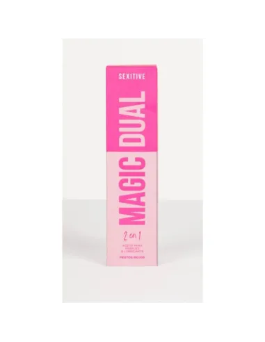 Magic dual aceite sensual para masajes y lubricante- aroma frutos rojos | Sexitive | Corporales