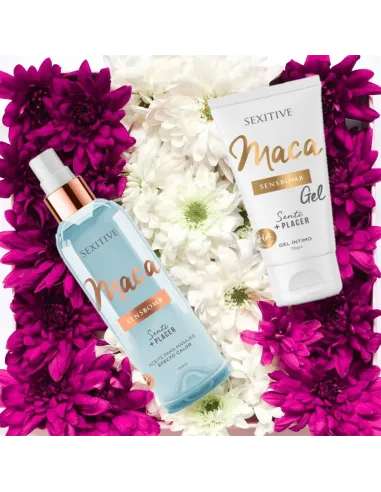 Aceite para masajes efecto calor - maca - 130 ml | Sexitive | Corporales