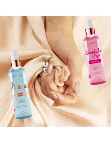 Aceite para masajes efecto calor - sandalo rojo - 130 ml | Sexitive | Corporales