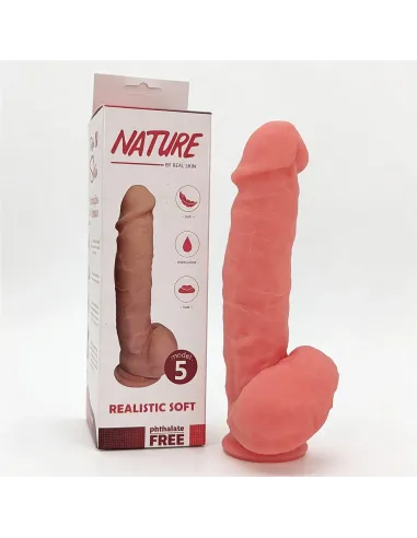 Nature nude n 5 - 19.5 x 5 cm - introducibles 15.5cm - | Caiman | Dildos macizos
