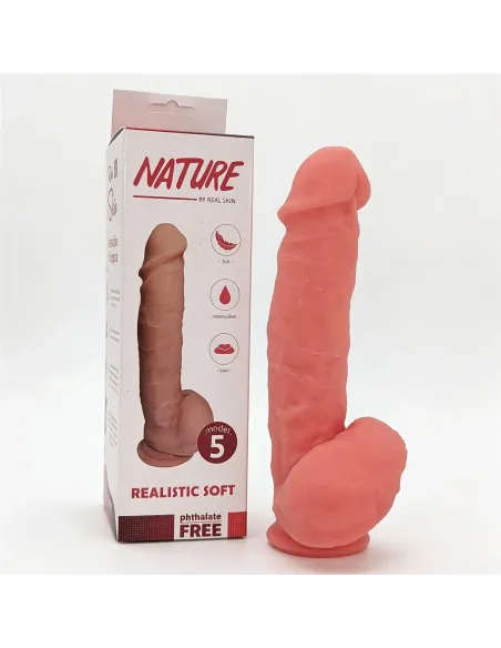 Nature nude n 5 - 19.5 x 5 cm - introducibles 15.5cm - | Caiman | Dildos macizos