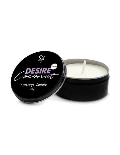 Massage candle desire coconut 30grs | Sexitive | Velas para masajes