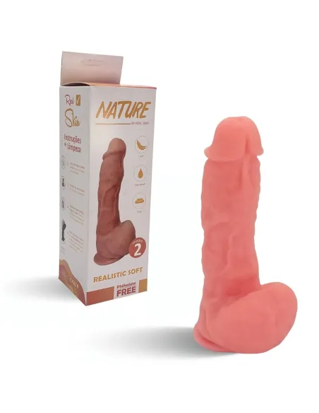Nature nude n 2 - 17 x 4 cm - introducibles 14cm - | Caiman | Strap on - cinturones