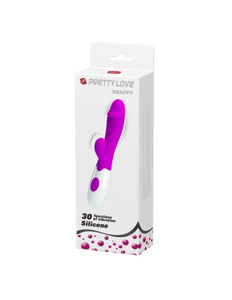 Vibrador snappy 30 funciones silicona | Pretty love | Rabbits