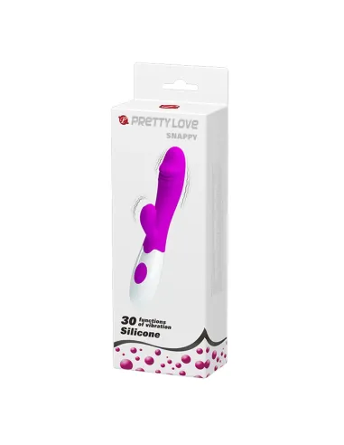 Vibrador snappy 30 funciones silicona | Pretty love | Rabbits