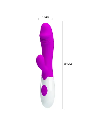 Vibrador snappy 30 funciones silicona | Pretty love | Rabbits