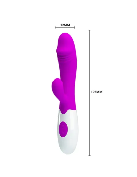 Vibrador snappy 30 funciones silicona | Pretty love | Rabbits