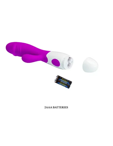 Vibrador snappy 30 funciones silicona | Pretty love | Rabbits