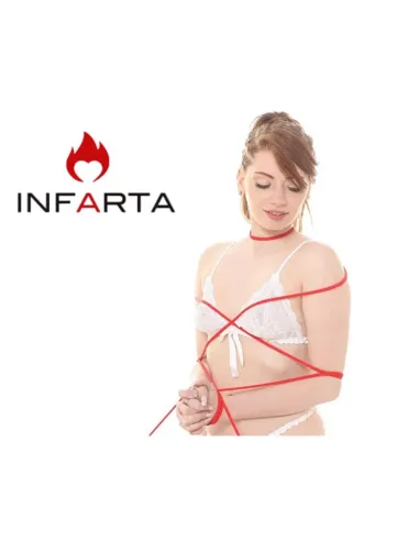 Soga bondage rojo 8mts | Infarta fetish | Sogas y amarres