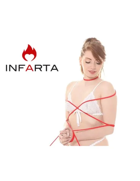 Soga bondage rojo 8mts | Infarta fetish | Sogas y amarres